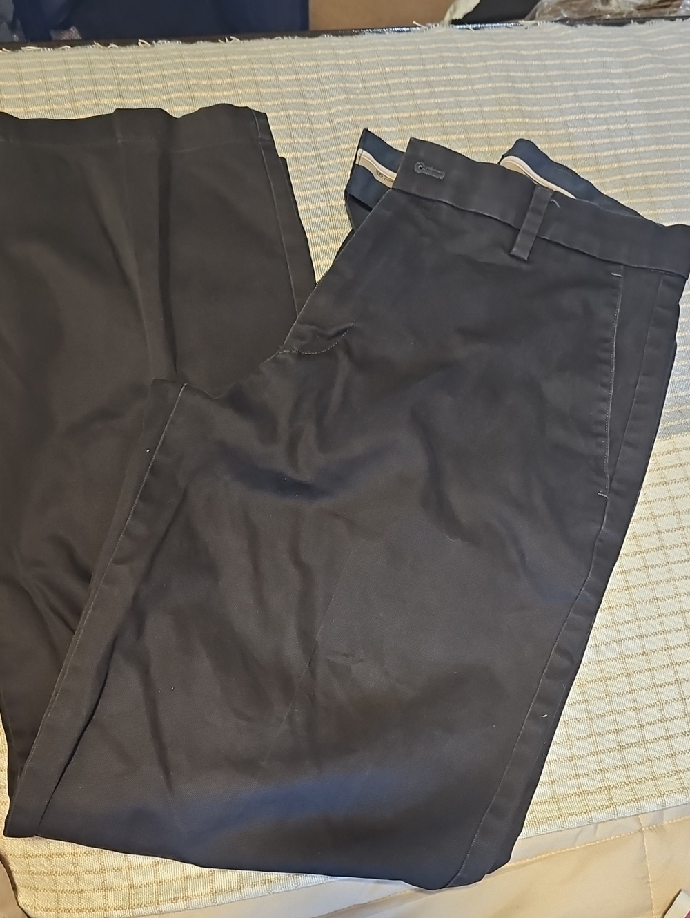 Dockers Men's Black Chino Pants - Classic Straight Fit